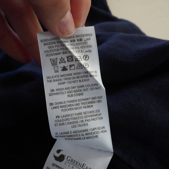 Boden Sleeveless Blue Embroidered around Neck - Picture 6 of 8